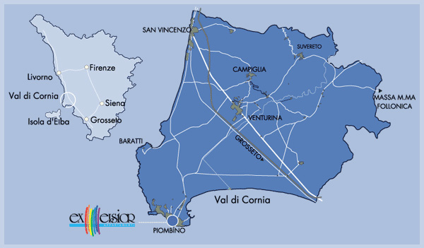 cartina geografica toscana piombino